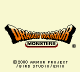 Dragon Warrior Monsters Title Screen